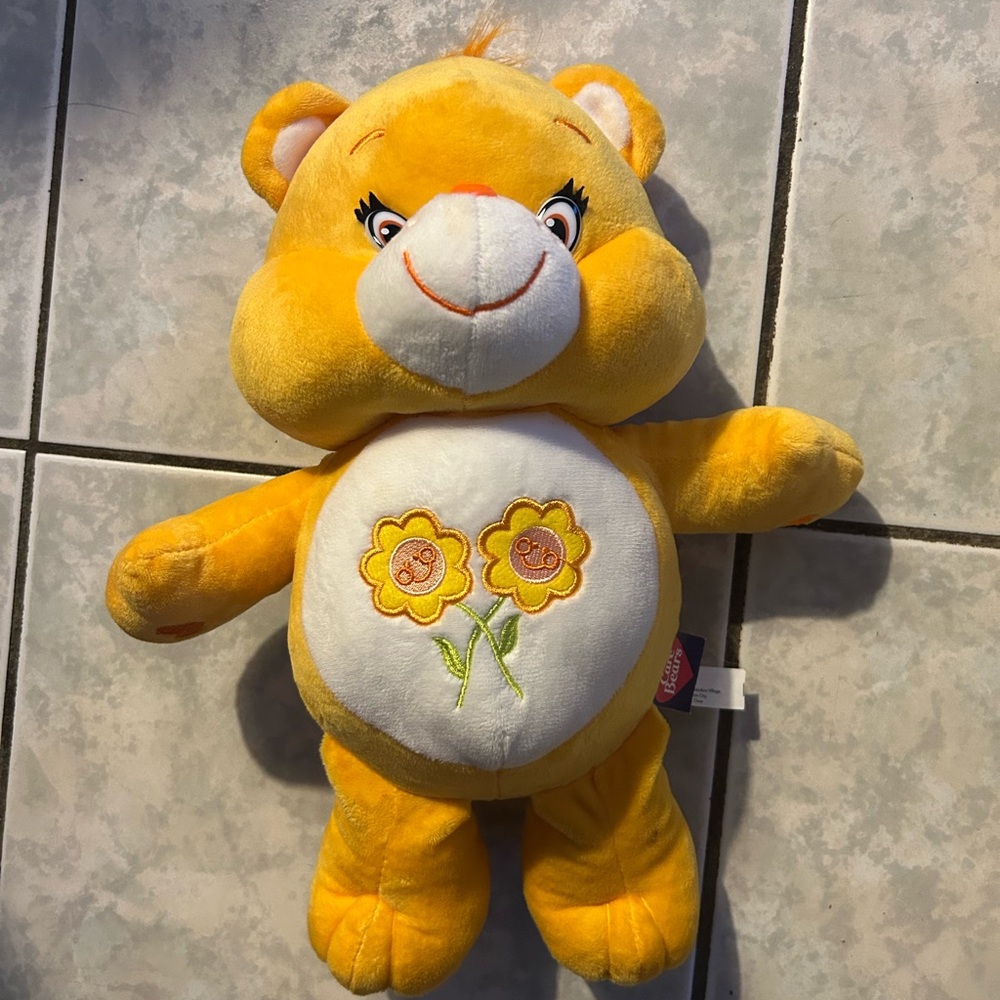 Orange Sunflower Care Bear